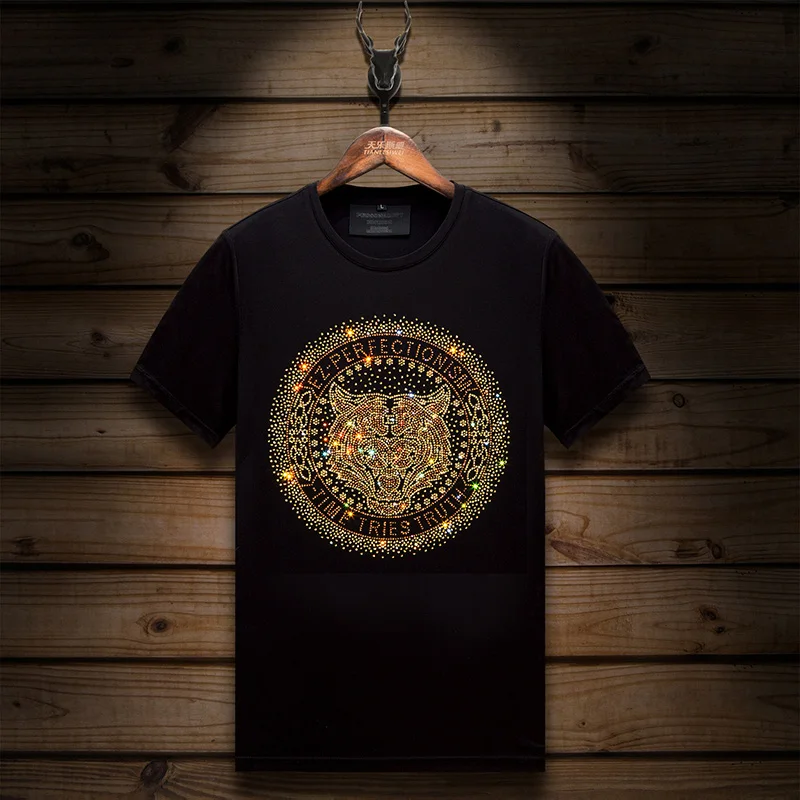 High Quality Rhinestones T Shirt Men Fashion Clothing 2023 O Neck Short Sleeve Slim Summer Thin Casual T-shirts Plus Size 6XL
High Quality Rhinestones T Shirt Men Fashion Clothing 2023 O Neck Short Sleeve Slim Summer Thin Casual T-shirts Plus Size 6XL