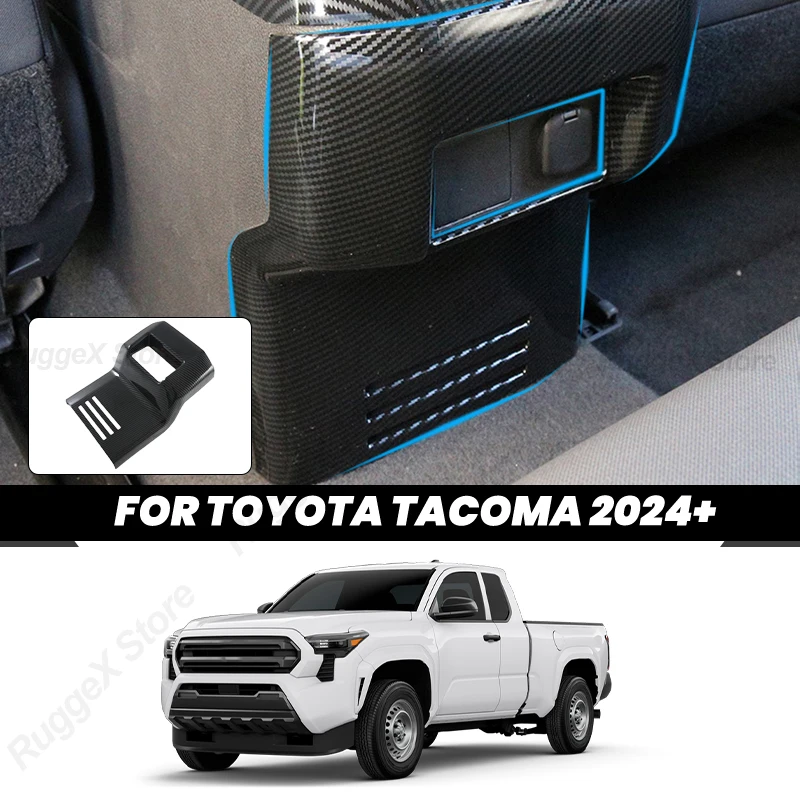 For Toyota Tacoma 2024+ Rear AC Vent Panel Trim Cover ABS Carbon Look Interior Protective Trim Panel Cover Car Accessories
For Toyota Tacoma 2024+ Rear AC Vent Panel Trim Cover ABS Carbon Look Interior Protective Trim Panel Cover Car Accessories