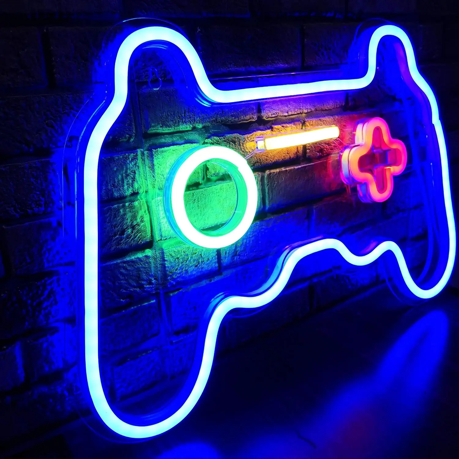 LED Neon Gaming Sign - Gamepad Shape Light for Teen Boys' Game Rooms, Bedrooms - Gamer Gift, Gaming Room Décor and Accessories
LED Neon Gaming Sign - Gamepad Shape Light for Teen Boys' Game Rooms, Bedrooms - Gamer Gift, Gaming Room Décor and Accessories