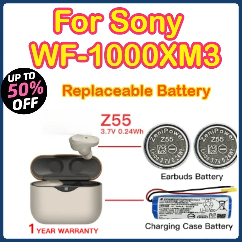 Оригинальный аккумулятор 3,7 В, 65 мАч CP1254 для Sony WF-1000XM3 WF-SP900 WF-SP700N WF-1000XM3 ZeniPower Z55, аккумулятор TWS для наушников
Оригинальный аккумулятор 3,7 В, 65 мАч CP1254 для Sony WF-1000XM3 WF-SP900 WF-SP700N WF-1000XM3 ZeniPower Z55, аккумулятор TWS для наушников