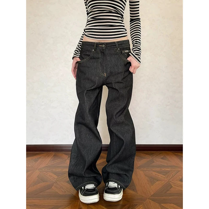 YIBASHU Women Vintage Baggy Black Jeans High Waist Grunge Denim Trousers 2000s Y2k Harajuku Aesthetic Pants Trashy Clothes 2026
YIBASHU Women Vintage Baggy Black Jeans High Waist Grunge Denim Trousers 2000s Y2k Harajuku Aesthetic Pants Trashy Clothes 2026
