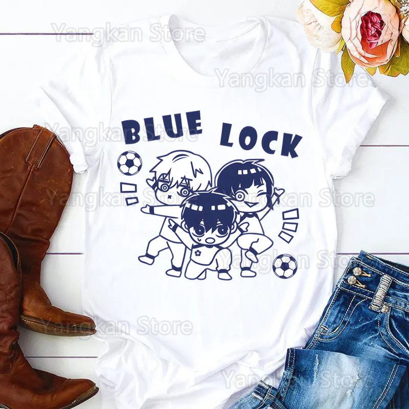 Blue Lock Japan Anime Women Summer Short Sleeve Fashion Print Lady T-shirts Top T Shirt Womens Graphic Female Tee T-Shirt
Blue Lock Japan Anime Women Summer Short Sleeve Fashion Print Lady T-shirts Top T Shirt Womens Graphic Female Tee T-Shirt