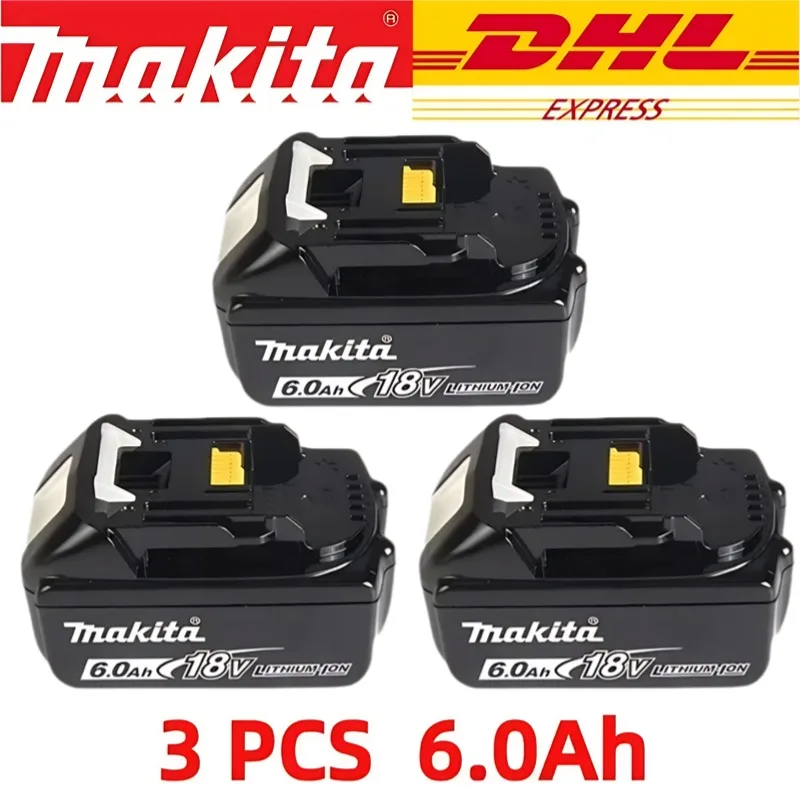 100% Original Makita 6Ah/5Ah/3Ah for Makita 18V Battery BL1830B BL1850B BL1850 BL1840 BL1860 BL1815 Replacement Lithium Battery
100% Original Makita 6Ah/5Ah/3Ah for Makita 18V Battery BL1830B BL1850B BL1850 BL1840 BL1860 BL1815 Replacement Lithium Battery