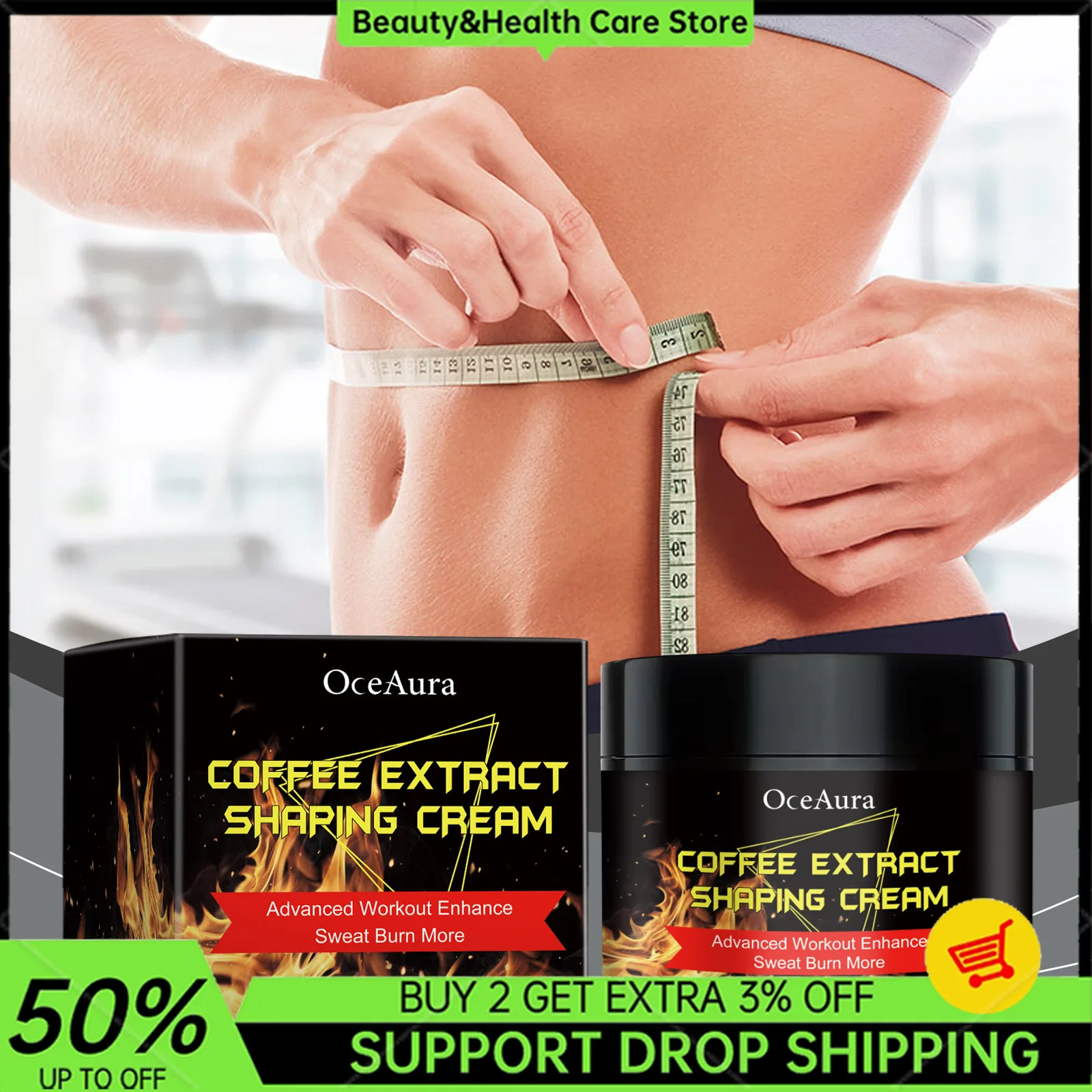 Coffee Extract Shaping Cream Advanced Workout Enhance Sweat Burn More Firming Abdominal Muscle Weight Lose Hot Fat Burning Cream
Coffee Extract Shaping Cream Advanced Workout Enhance Sweat Burn More Firming Abdominal Muscle Weight Lose Hot Fat Burning Cream