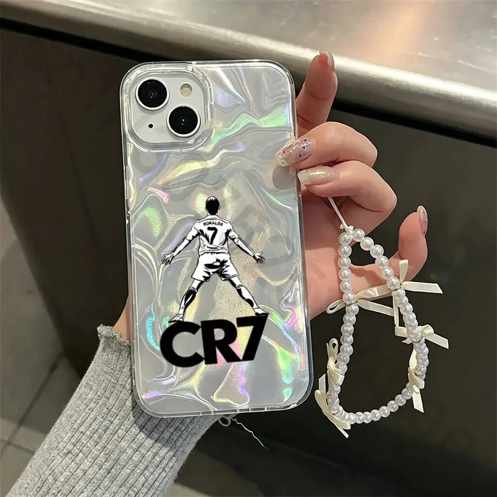 Football C-cR7-R-Ronaldos Phone Case For iPhone 17 16 15 13 14 Pro Max 11 12 Plus Luxury Laser Silver Gradient Silicone Cover
Football C-cR7-R-Ronaldos Phone Case For iPhone 17 16 15 13 14 Pro Max 11 12 Plus Luxury Laser Silver Gradient Silicone Cover
