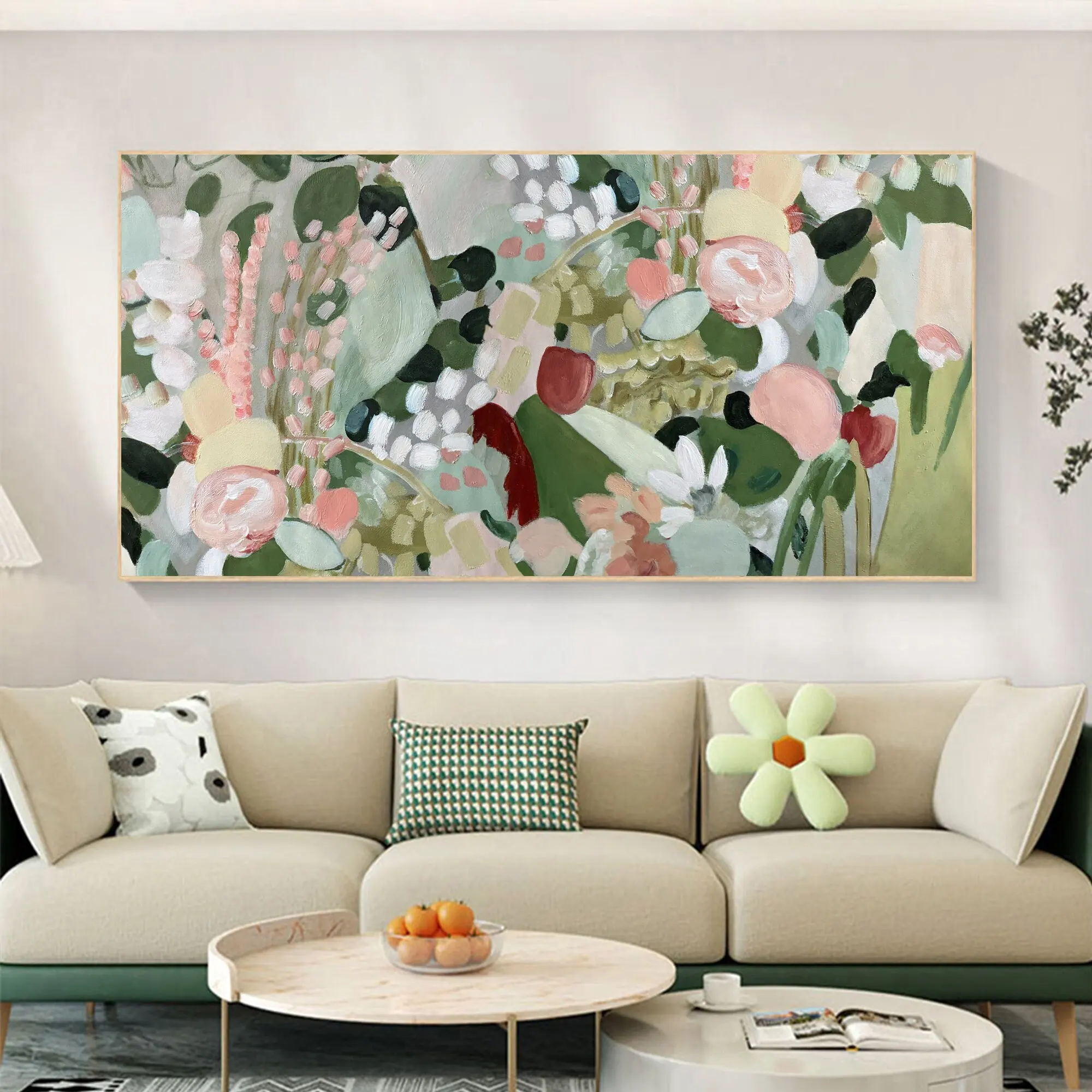 New Abstract Large Sizes 100% Hand painted green jungle floral texture Oil Painting for Modern living room wall art decoration
New Abstract Large Sizes 100% Hand painted green jungle floral texture Oil Painting for Modern living room wall art decoration