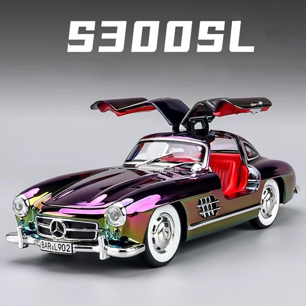 1:24 300SL W140 Models Vintage Cars Toys with Pull Back Light Music Vehicles 4 Doors Opened Miniature Car Boys Collection Gifts
1:24 300SL W140 Models Vintage Cars Toys with Pull Back Light Music Vehicles 4 Doors Opened Miniature Car Boys Collection Gifts
