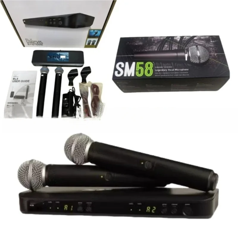 BLX24R288 One To Two Professional Wireless Microphone BLX288 Stage Performance Live Hosting Recording Singing
BLX24R288 One To Two Professional Wireless Microphone BLX288 Stage Performance Live Hosting Recording Singing