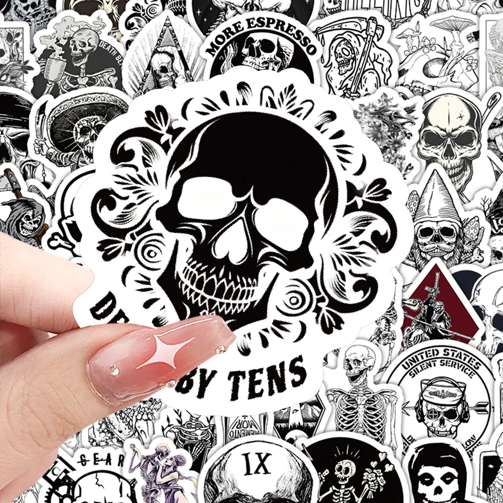 10/60PCS Terrible Skeleton Stickers Gothic Graffiti Decals Cartoon Toy Sticker Luggage Laptop Phone Guitar Car Bike Decoration
10/60PCS Terrible Skeleton Stickers Gothic Graffiti Decals Cartoon Toy Sticker Luggage Laptop Phone Guitar Car Bike Decoration