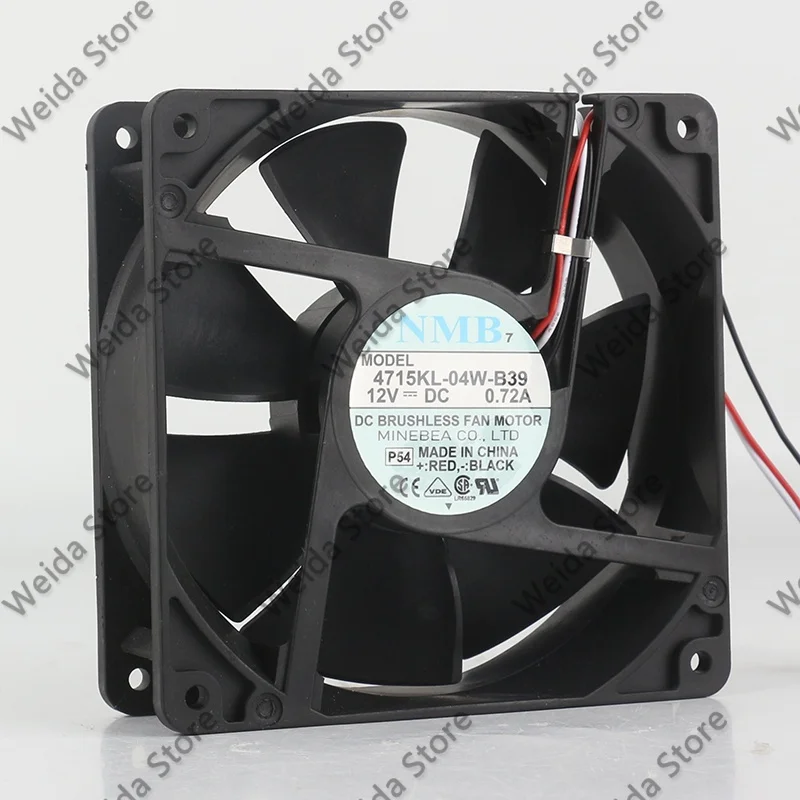 New original NMB 12V 0.72A 12038 120X120X38MM 12CM double ball High Air capacity 4715KL-04W-B39 cooling fan
New original NMB 12V 0.72A 12038 120X120X38MM 12CM double ball High Air capacity 4715KL-04W-B39 cooling fan