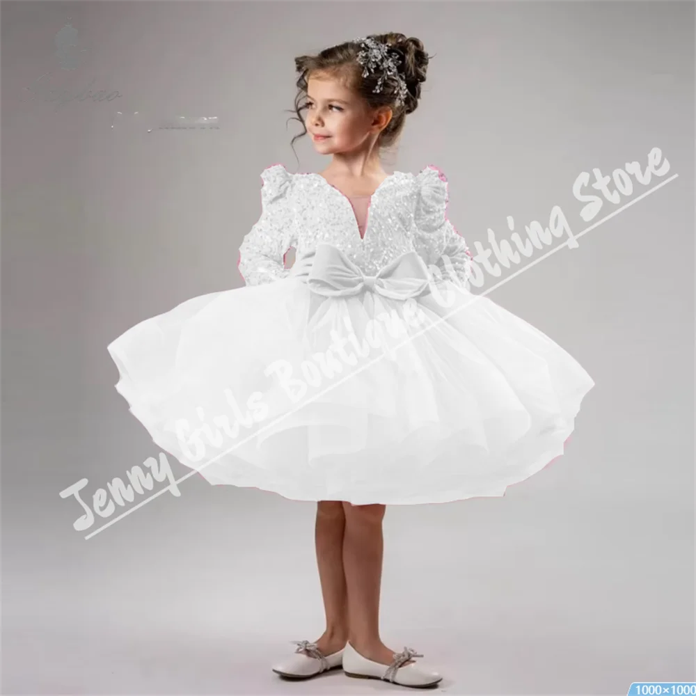 White Sequined Fluffy Flower Girl Dress Princess Party Dresses Cute Bow Pretty Ruffles Tiered Tulle Party Beauty Pageant
White Sequined Fluffy Flower Girl Dress Princess Party Dresses Cute Bow Pretty Ruffles Tiered Tulle Party Beauty Pageant