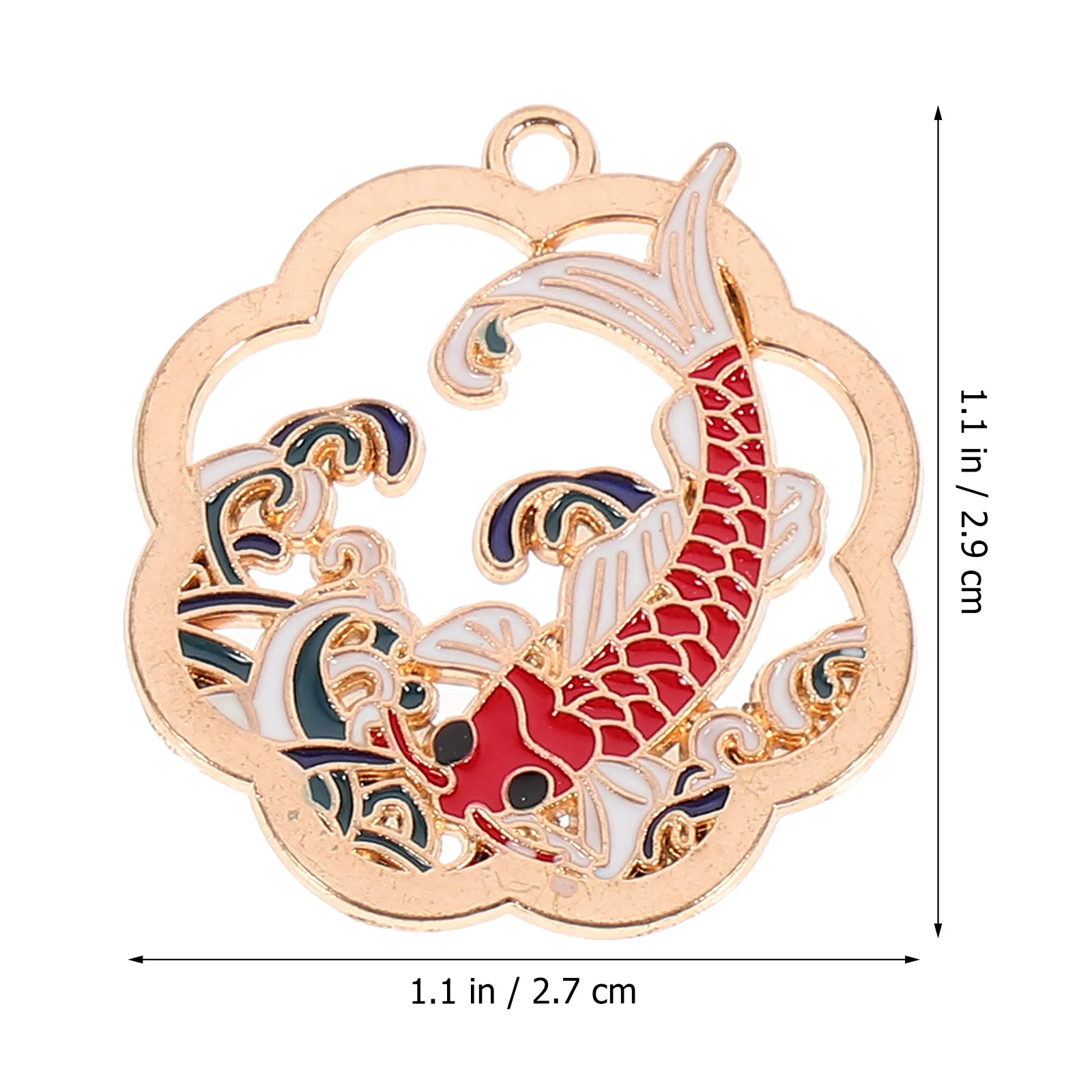 10Pcs Koi Fish Alloy Pendant Charm Chinese Style DIY Jewelry Making Accessories Decorative Charms for Bracelets Earrings
10Pcs Koi Fish Alloy Pendant Charm Chinese Style DIY Jewelry Making Accessories Decorative Charms for Bracelets Earrings