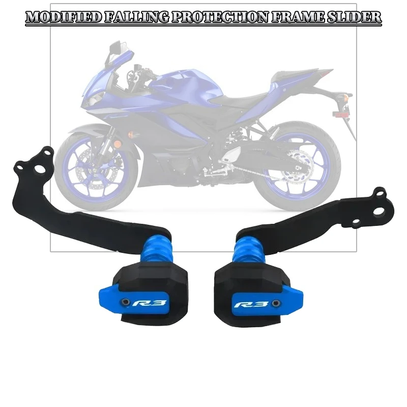 For YAMAHA YZFR3 YZF-R3 YZF R3 2019-2023 2022 2021 Motorcycle Falling Protection Frame Slider Fairing Guard Crash Pad Protector
For YAMAHA YZFR3 YZF-R3 YZF R3 2019-2023 2022 2021 Motorcycle Falling Protection Frame Slider Fairing Guard Crash Pad Protector