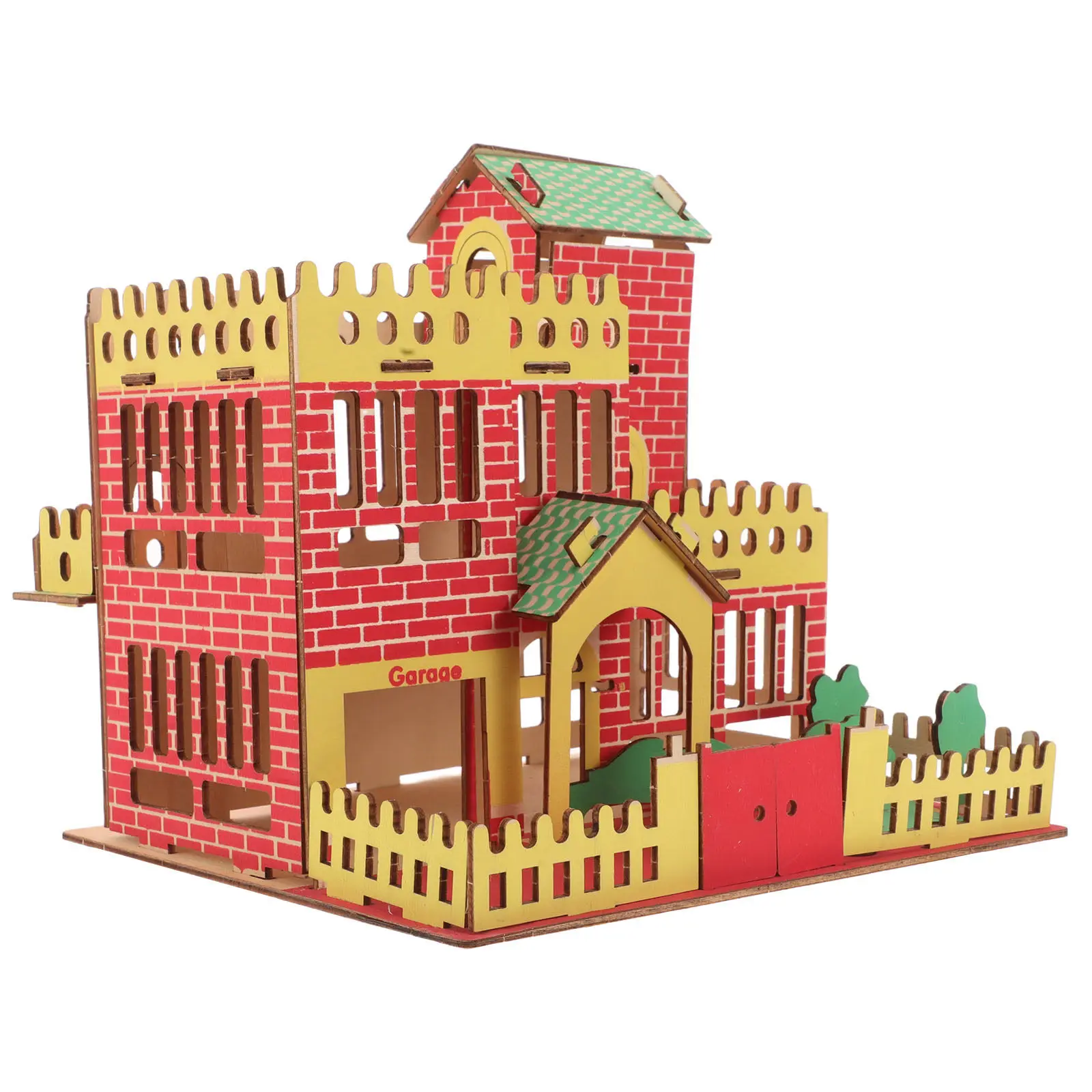 1Set Wooden 3D Puzzle House Building Kit Mini DIY Construction Hand-Assembled Educational Puzzle for Early Development
1Set Wooden 3D Puzzle House Building Kit Mini DIY Construction Hand-Assembled Educational Puzzle for Early Development
