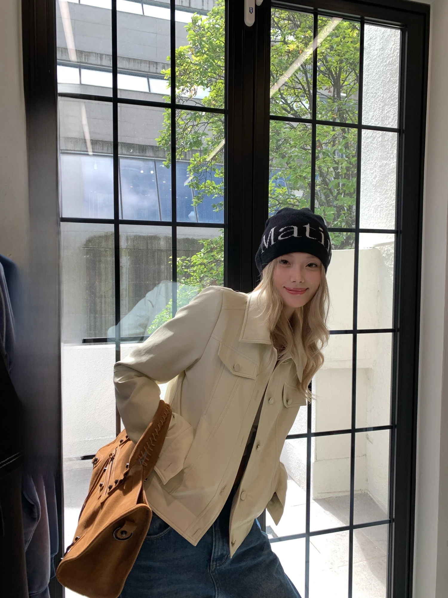 Cool ort PU Leather Jaet Women's White Sli Commute Sle Winter New Arrival Faionable Biker Coat Youth Friendly
Cool ort PU Leather Jaet Women's White Sli Commute Sle Winter New Arrival Faionable Biker Coat Youth Friendly