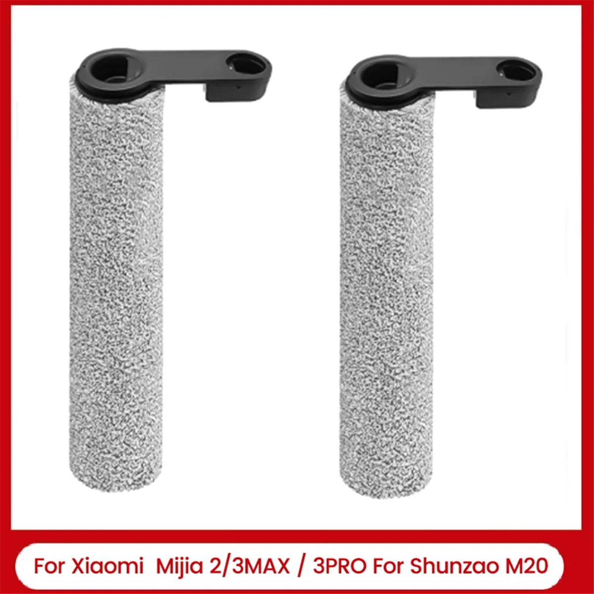 Retails 2PCS Roller Brush Replacement Parts for Xiaomi Mijia 2/3MAX / 3PRO for Shunzao M20 Floor Scrubber Accessories
Retails 2PCS Roller Brush Replacement Parts for Xiaomi Mijia 2/3MAX / 3PRO for Shunzao M20 Floor Scrubber Accessories