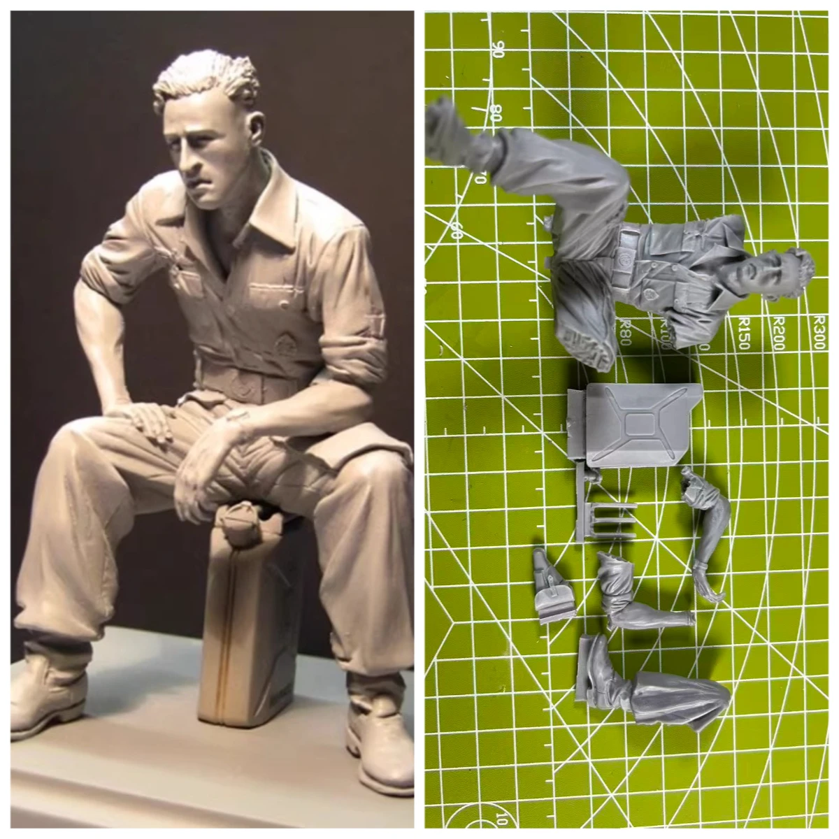 1: 16 Casting Resin Model Grey Kit French Armored Tank Soldier 1-Person Model Requires Assembly Unpainted
1: 16 Casting Resin Model Grey Kit French Armored Tank Soldier 1-Person Model Requires Assembly Unpainted