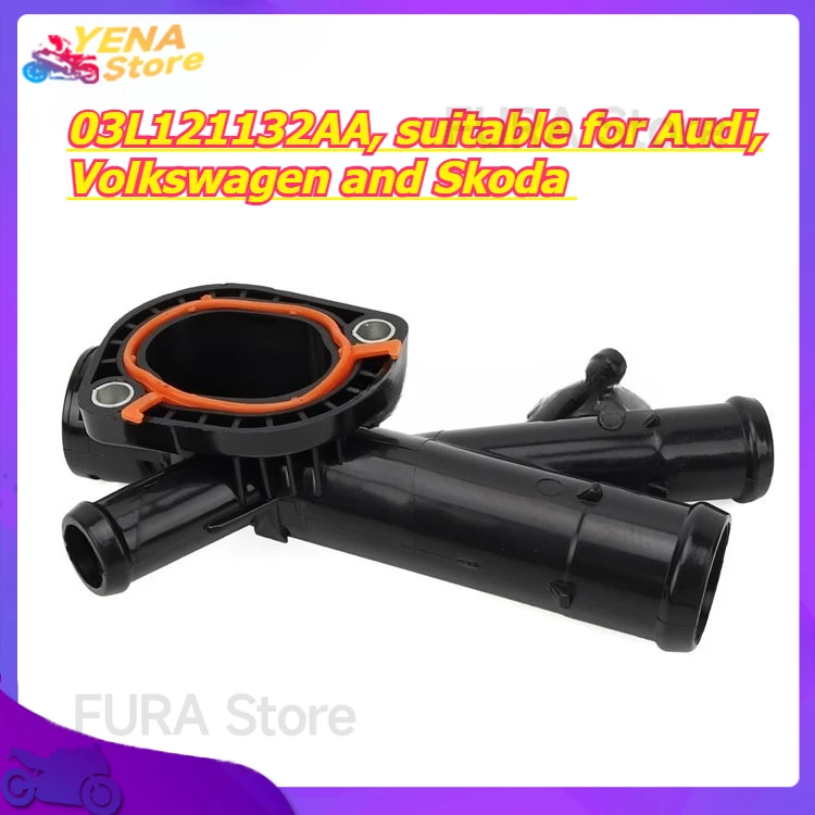 Aluminum engine cooling temperature regulator housing assembly, 03L121132AA, suitable for Audi, Volkswagen and Skoda
Aluminum engine cooling temperature regulator housing assembly, 03L121132AA, suitable for Audi, Volkswagen and Skoda
