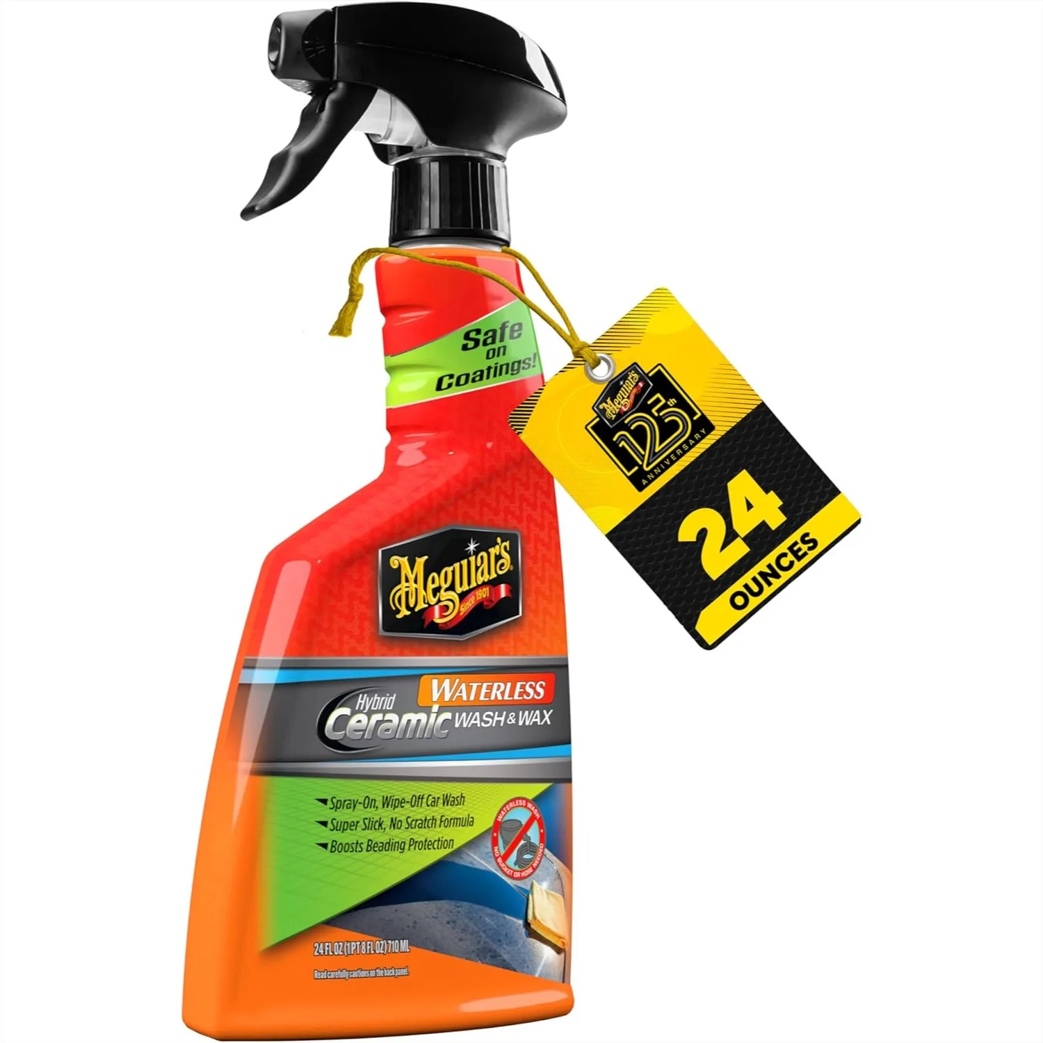 Ceramic Waterless Car Wash & Wax Spray - Hydrophobic Protection for Glossy Paint, Clear Coat, Glass & Plastic Trim, No-Scratch
Ceramic Waterless Car Wash & Wax Spray - Hydrophobic Protection for Glossy Paint, Clear Coat, Glass & Plastic Trim, No-Scratch
