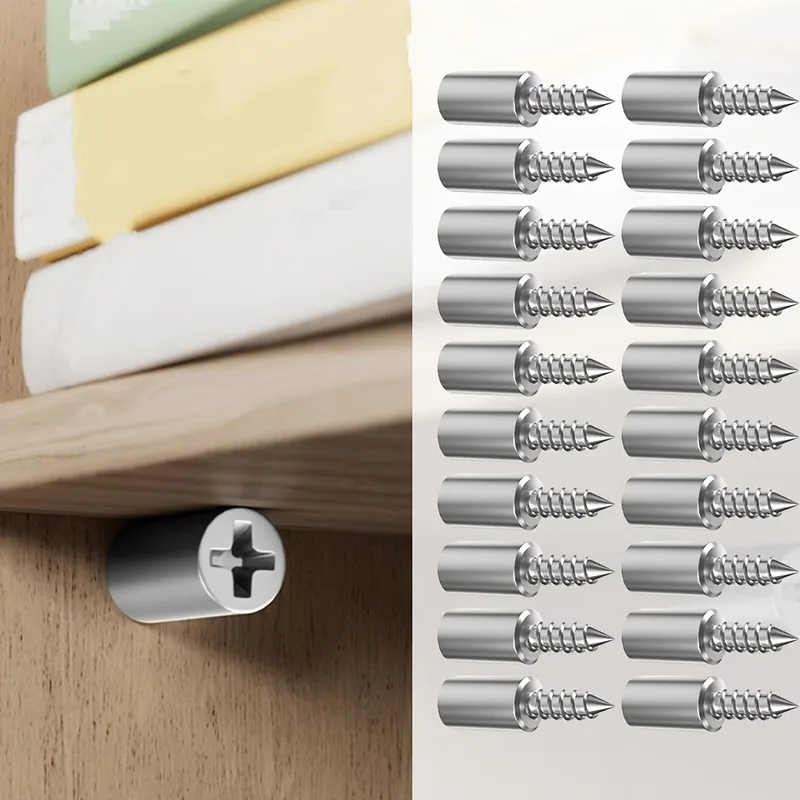 24Pcs Metal Shelf Support Pegs, Self-Tapping High Load for Cabinet Shelves & Planks
24Pcs Metal Shelf Support Pegs, Self-Tapping High Load for Cabinet Shelves & Planks