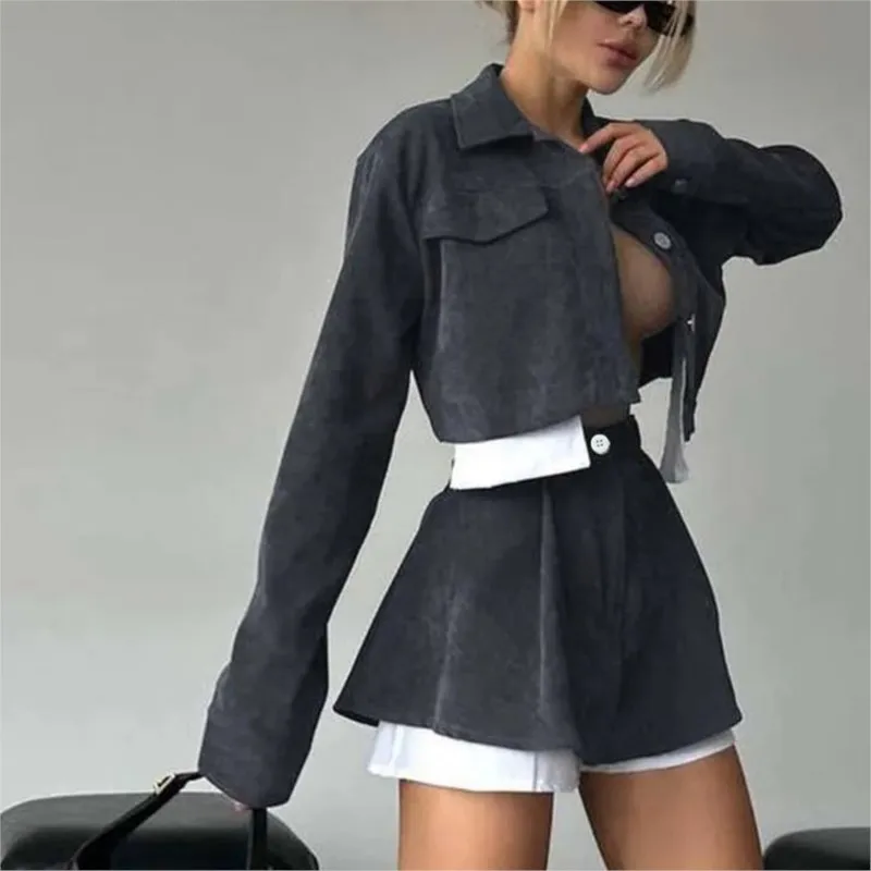 Short Button Cardigan Cake Skirt Two-piece Set 202 New Spring Autumn Fashion Retro Elegant Contrast Color Irregular Women's Suit
Short Button Cardigan Cake Skirt Two-piece Set 202 New Spring Autumn Fashion Retro Elegant Contrast Color Irregular Women's Suit