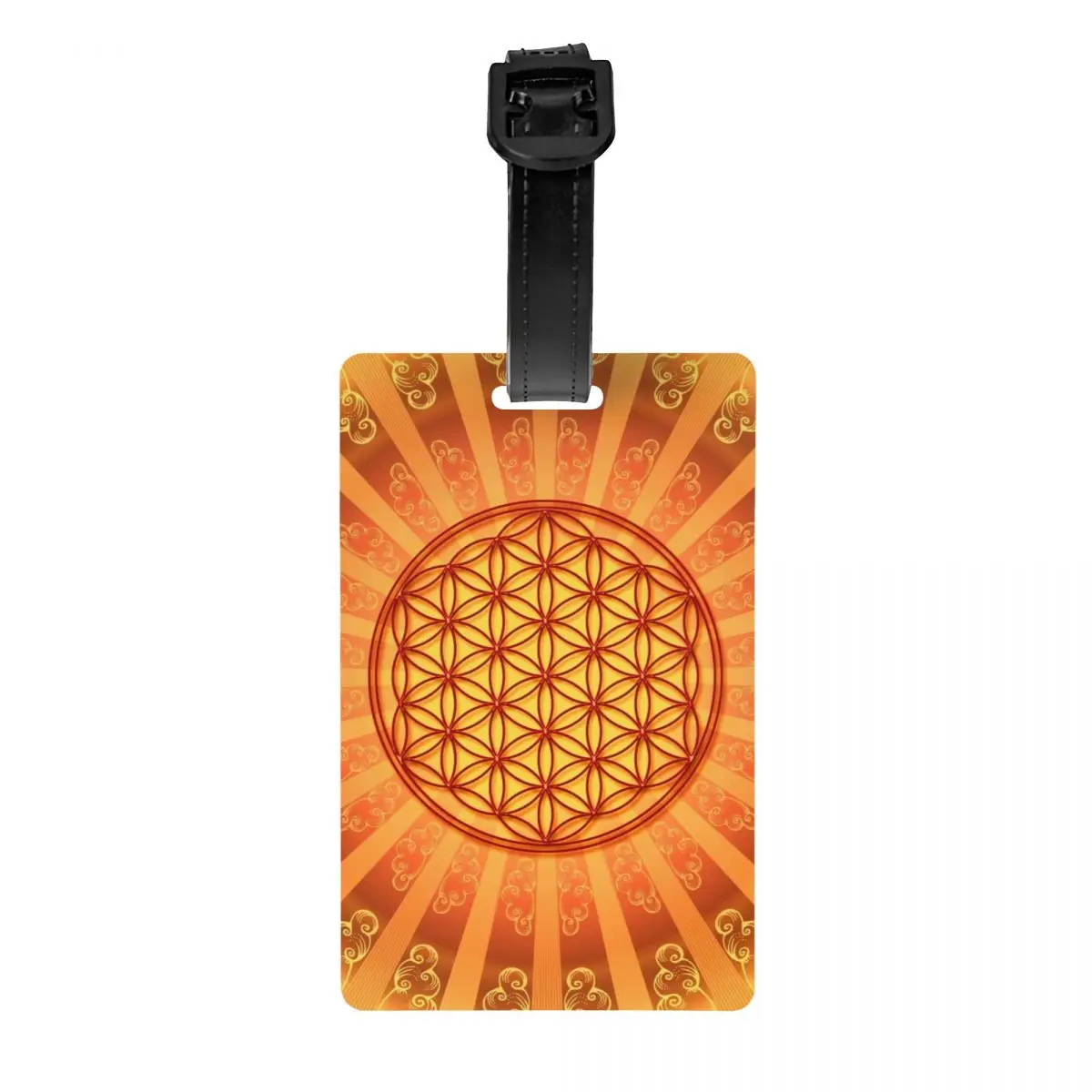 Custom Flower Of Life Geometric Mandala Luggage Tag Custom Spiritual Meditation Baggage Tags Privacy Cover ID Label
Custom Flower Of Life Geometric Mandala Luggage Tag Custom Spiritual Meditation Baggage Tags Privacy Cover ID Label