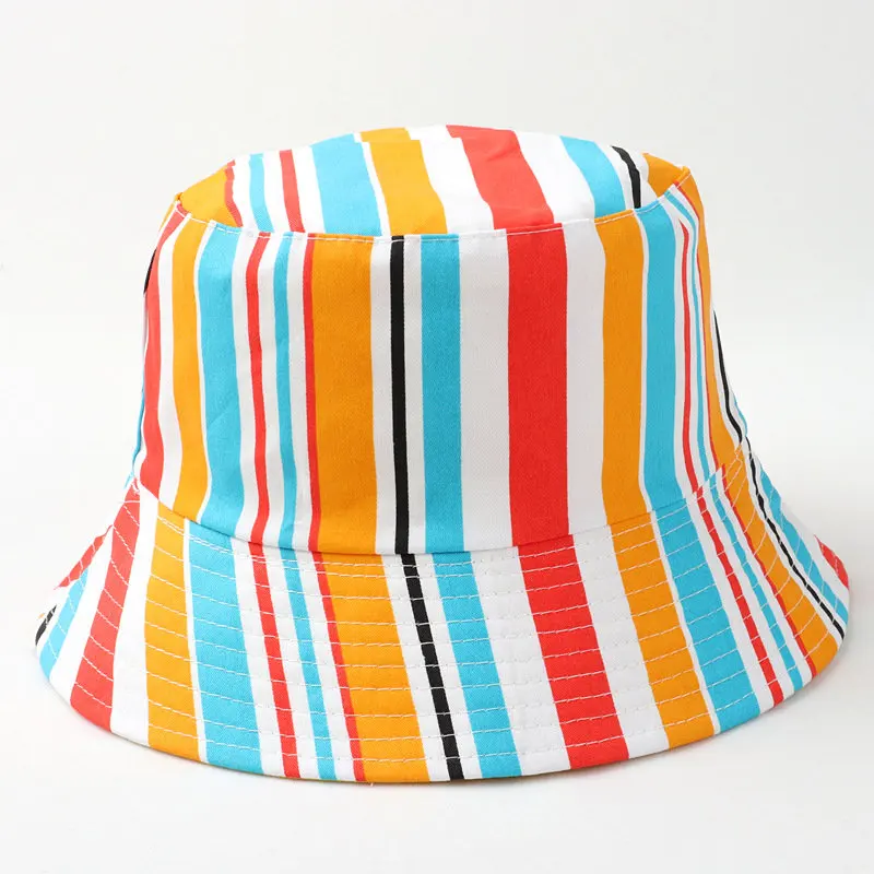Four Seasons Cotton Stripe Print Bucket Hat Fisherman Hat Outdoor Travel Sun Cap For Men And Women 162
Four Seasons Cotton Stripe Print Bucket Hat Fisherman Hat Outdoor Travel Sun Cap For Men And Women 162