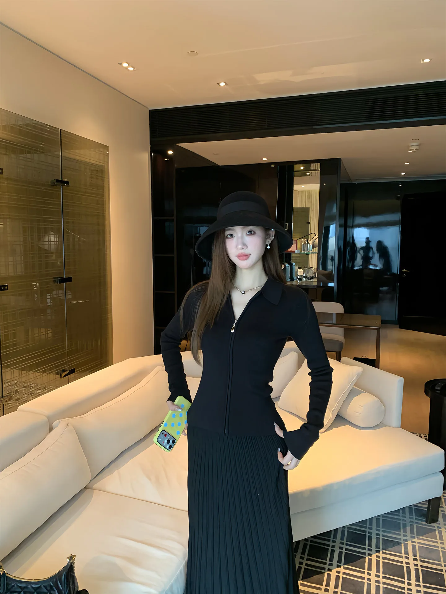 Retro Knitted Open Cardigan Women's Slim Fit Collar Sweater Jaet Casual Sle Versatile Long Sve Breathable Cotton ...
Retro Knitted Open Cardigan Women's Slim Fit Collar Sweater Jaet Casual Sle Versatile Long Sve Breathable Cotton ...