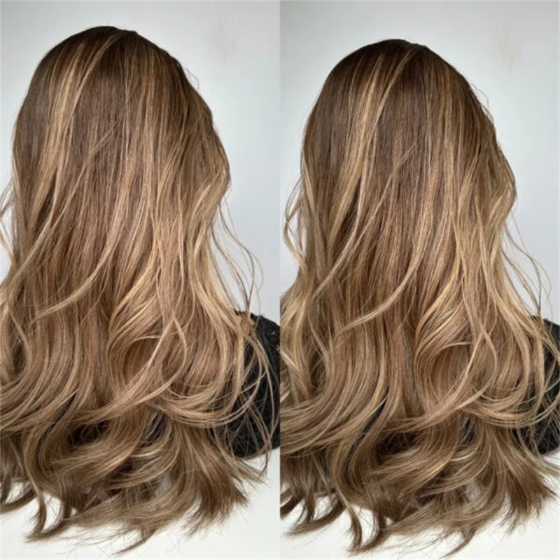 Frre Part 13x4 New In Ombre Brown Blonde Soft HD Lace Front Wig Fashion Synthetic Wig Preplucked Hairline with Baby Hair 26 Inch
Frre Part 13x4 New In Ombre Brown Blonde Soft HD Lace Front Wig Fashion Synthetic Wig Preplucked Hairline with Baby Hair 26 Inch