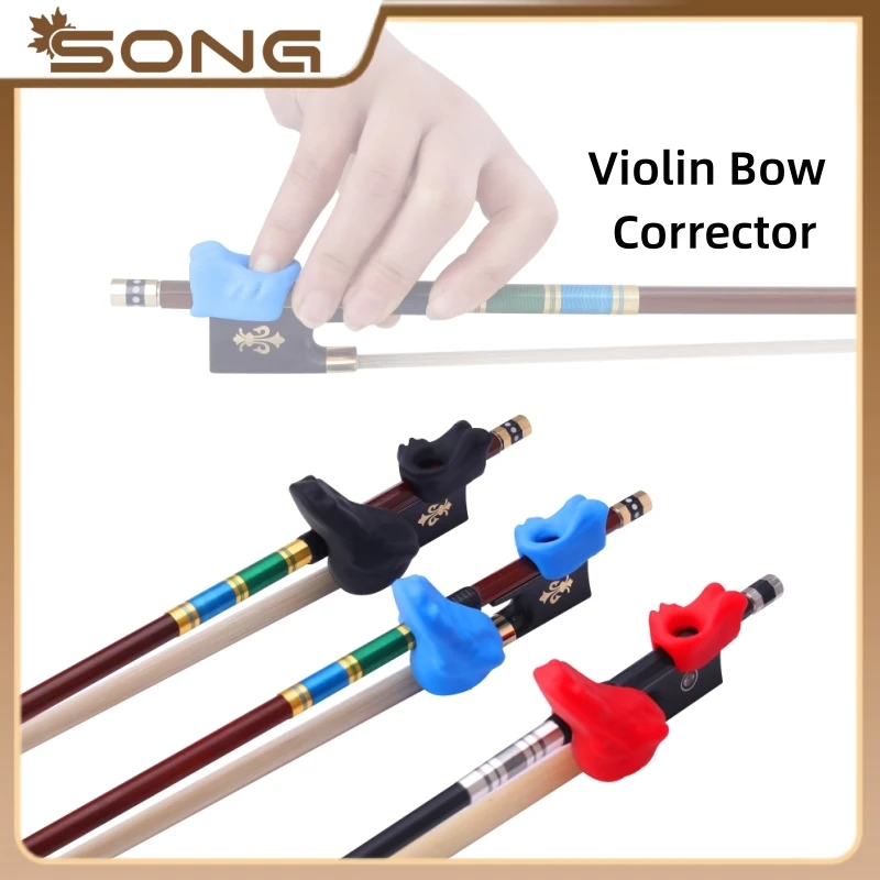 Violin Correction Postures Grip Bow violin bow Hold Grip Corrector Silicone Violin Bows Fidde Accessories Pose Orthoses Bow
Violin Correction Postures Grip Bow violin bow Hold Grip Corrector Silicone Violin Bows Fidde Accessories Pose Orthoses Bow