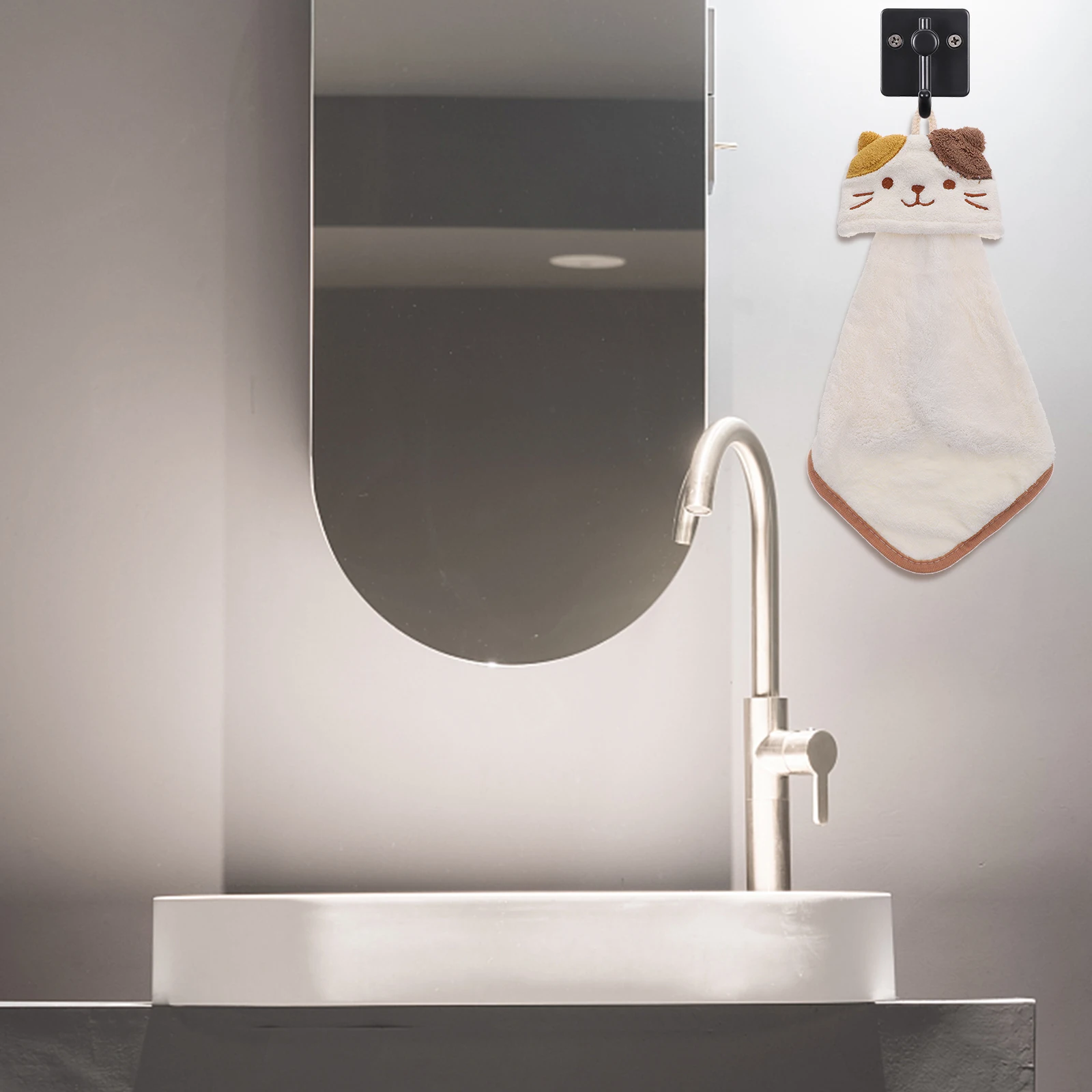 Hanging Hand Towel Coral Fleece Fast Drying Towel for Bathroom Kitchen Space Saving Lightweight Easy Carry Kitchen Hand Towels
Hanging Hand Towel Coral Fleece Fast Drying Towel for Bathroom Kitchen Space Saving Lightweight Easy Carry Kitchen Hand Towels