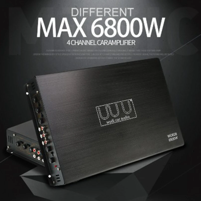 Car Power Amplifier 12V 6800W 4 Channel Stereo Digital Audio Subwoofer Car Audio
Car Power Amplifier 12V 6800W 4 Channel Stereo Digital Audio Subwoofer Car Audio
