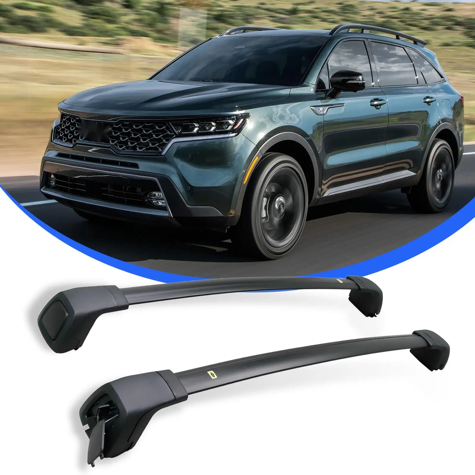 Roof Rack Cross Bar For 2021-2025 Kia Sorento X-line X-pro With Raised Side Rail
Roof Rack Cross Bar For 2021-2025 Kia Sorento X-line X-pro With Raised Side Rail