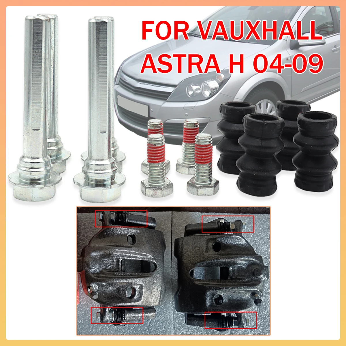 Left Rear Right Brake Caliper Cylinder Slider Guide Pin Bushing Boot Seal Kit Car Parts For VAUXHALL ASTRA H 2004-2009 34/36MM
Left Rear Right Brake Caliper Cylinder Slider Guide Pin Bushing Boot Seal Kit Car Parts For VAUXHALL ASTRA H 2004-2009 34/36MM