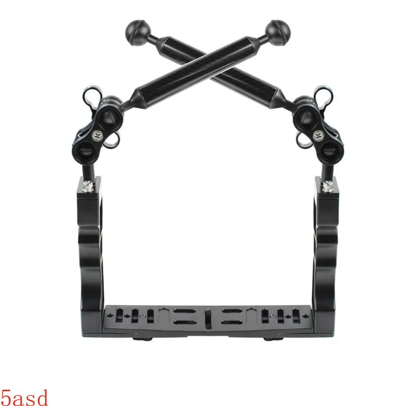 Aluminum Underwater Diving Tray Kit Light Extension Arm Bracket System with Handle Grip Stabilizer Rig Sport SLR Camera
Aluminum Underwater Diving Tray Kit Light Extension Arm Bracket System with Handle Grip Stabilizer Rig Sport SLR Camera