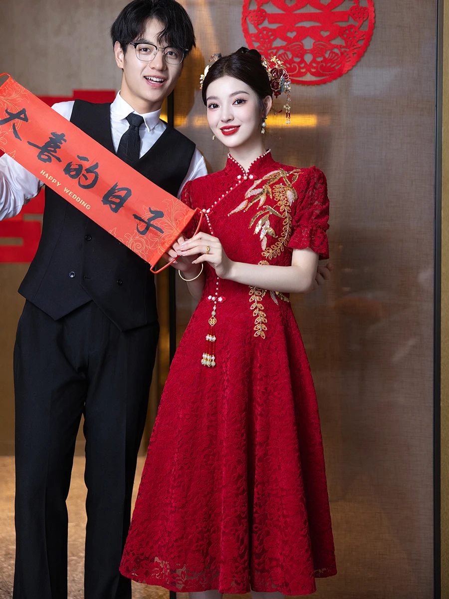 New 2025 Wedding Dr Ele Winter Marriage Clothes Engagement New Chinese Sle Bride Gown Banquet Ceremony
New 2025 Wedding Dr Ele Winter Marriage Clothes Engagement New Chinese Sle Bride Gown Banquet Ceremony