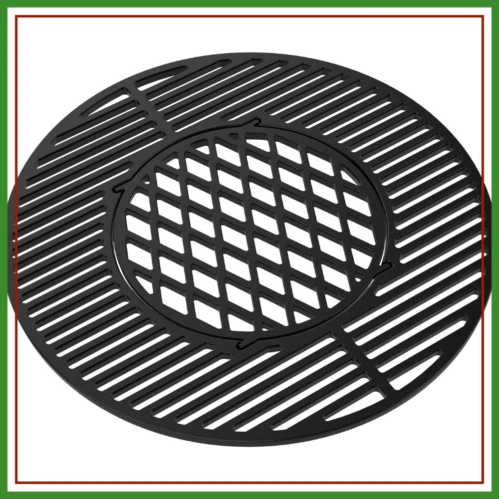 Cast Iron Grill Grate Replacement for Weber 22inch Kettle Charcoal Grills, Gourmet BBQ System Compatible
Cast Iron Grill Grate Replacement for Weber 22inch Kettle Charcoal Grills, Gourmet BBQ System Compatible