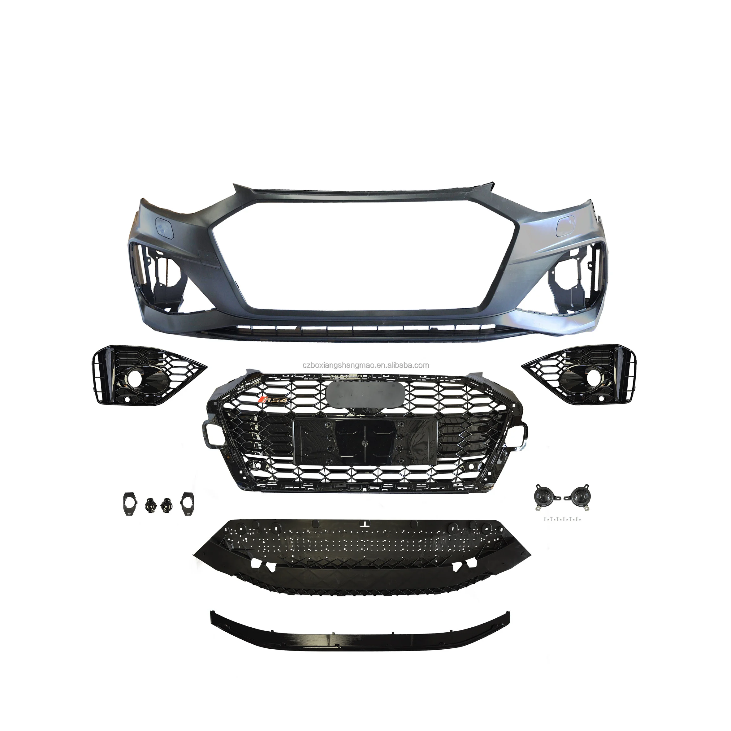 RS4 Car Bodykit Front Bumper Auto Modified PP Material Front Bumper with Grill for Audi A4 S4 B9.5 Body Kit 2020 2021 2022 2023
RS4 Car Bodykit Front Bumper Auto Modified PP Material Front Bumper with Grill for Audi A4 S4 B9.5 Body Kit 2020 2021 2022 2023
