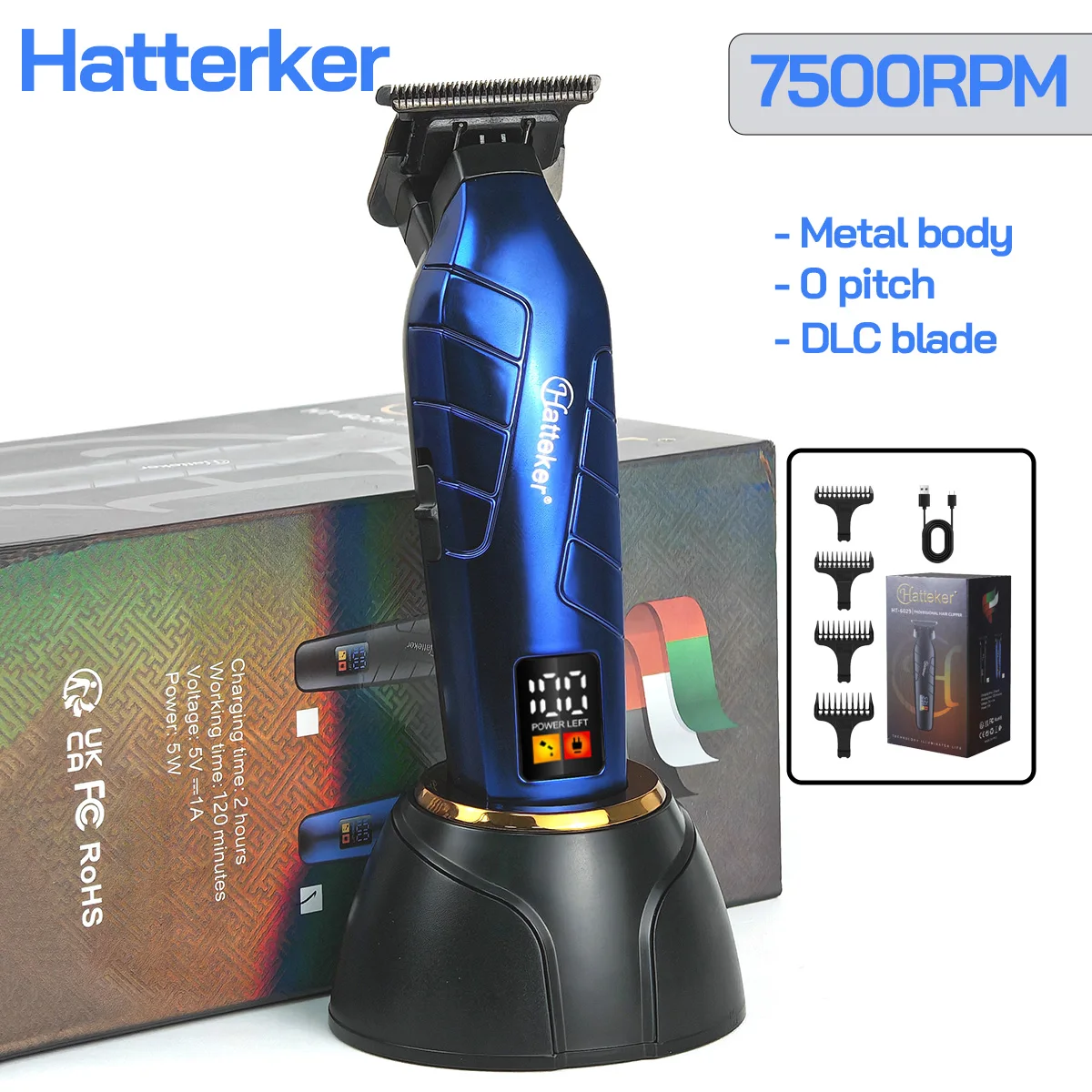 HT6029 Electric Cordless Hair Trimmer Salon Shaved Head Trimming Nicking Engraving Hair Clipper 0 Pitch Oil Head Haircut Machine
HT6029 Electric Cordless Hair Trimmer Salon Shaved Head Trimming Nicking Engraving Hair Clipper 0 Pitch Oil Head Haircut Machine
