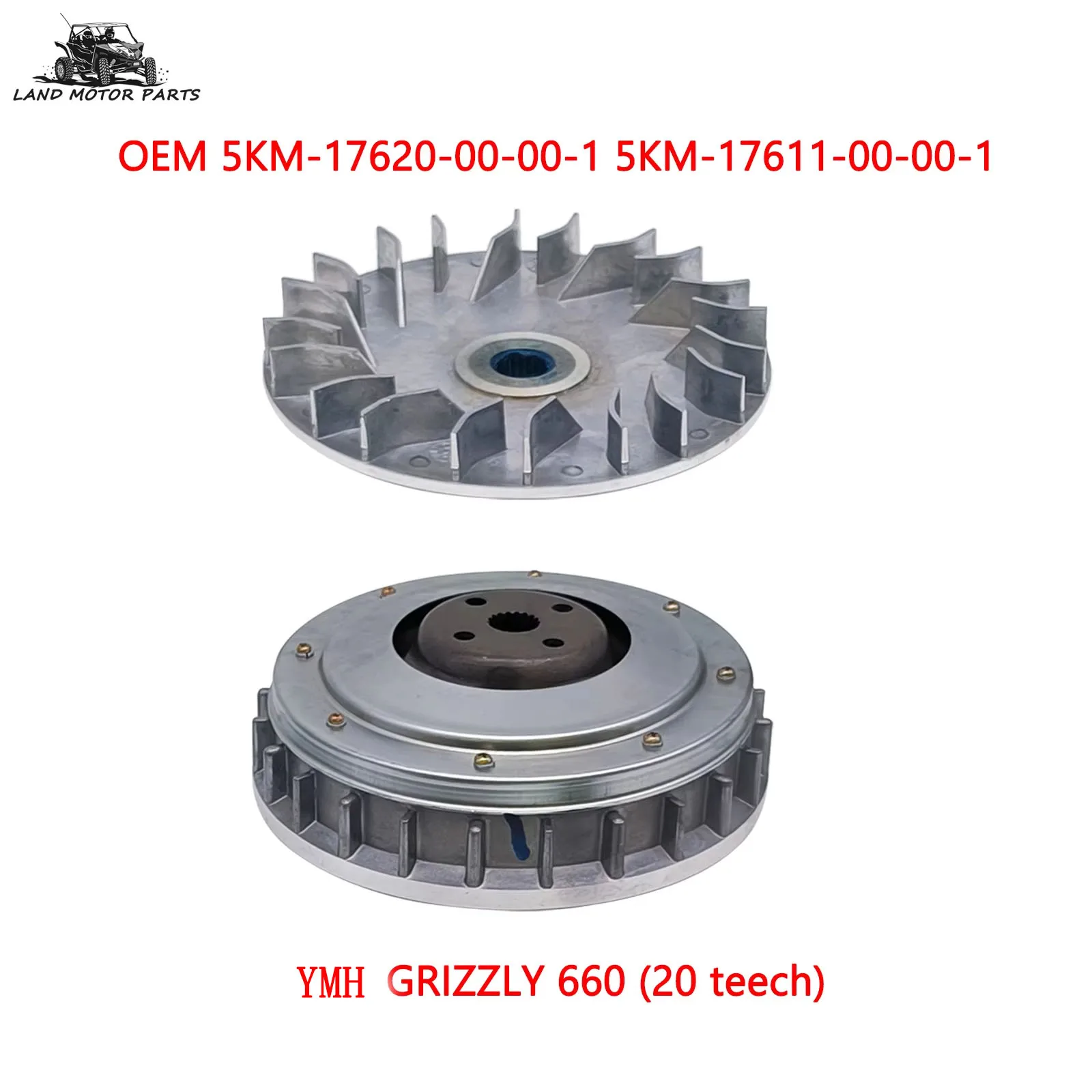 ATV YMH Grizzly 660 primary sheave assy(20 teeth )For YMH GRIZZLY 660 5KM-17620-00-00-1
ATV YMH Grizzly 660 primary sheave assy(20 teeth )For YMH GRIZZLY 660 5KM-17620-00-00-1