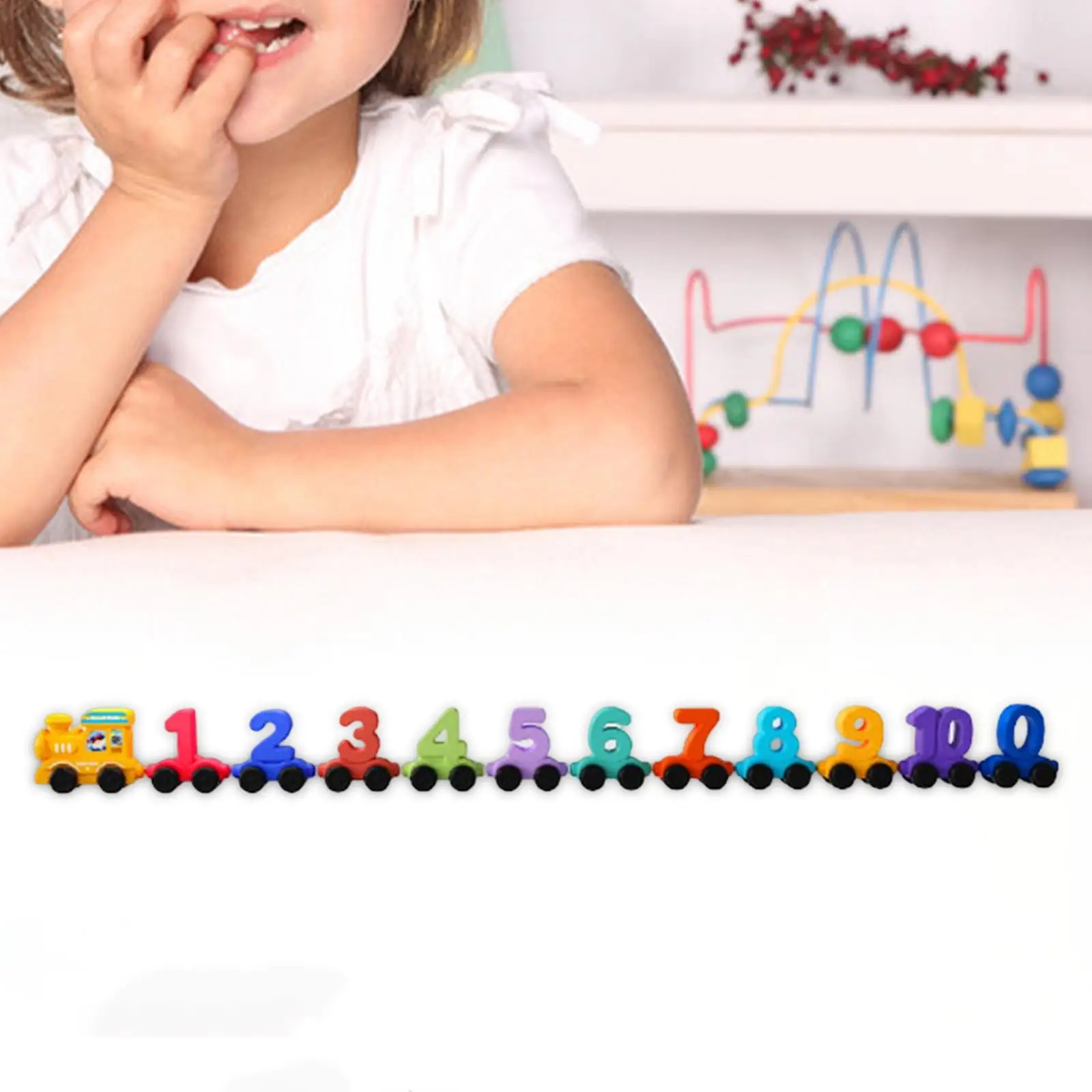 11 Piece Wooden Train Set Durable Colorful Wooden Number Train Set for Game Outdoor
11 Piece Wooden Train Set Durable Colorful Wooden Number Train Set for Game Outdoor
