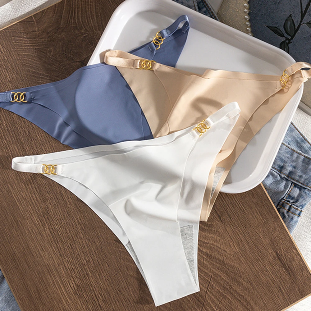 Sexy Seamless Ice Silk Stretch Women's High Cut Underwear Comfortable And Breathable Ladies Middle Waist Panties
Sexy Seamless Ice Silk Stretch Women's High Cut Underwear Comfortable And Breathable Ladies Middle Waist Panties