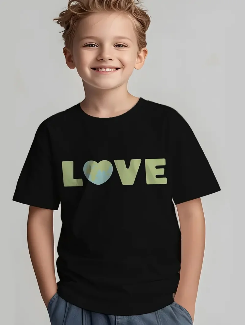 Summer Children's Clothing Love Pattern 3D Print Comfort Outdoor Sports Short Sleeved T-Shirt Hip Hop Boys Girls Kids' T-Shirt 
Summer Children's Clothing Love Pattern 3D Print Comfort Outdoor Sports Short Sleeved T-Shirt Hip Hop Boys Girls Kids' T-Shirt