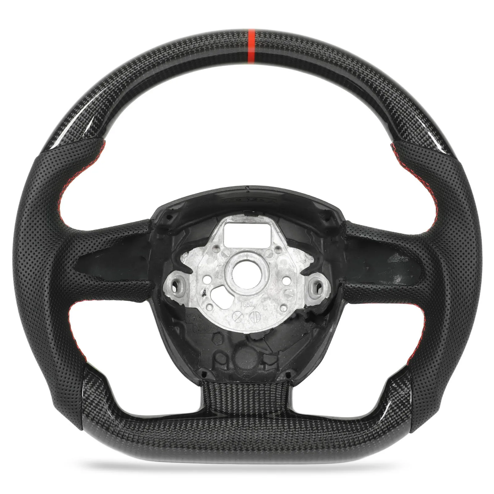 Carbon Fiber Steering Wheel Perforated Leather Red Stitching Replacement for Audi A4 S4 A5 S5 RS5 B8 A6 S6 C6 A8 S8 D3
Carbon Fiber Steering Wheel Perforated Leather Red Stitching Replacement for Audi A4 S4 A5 S5 RS5 B8 A6 S6 C6 A8 S8 D3