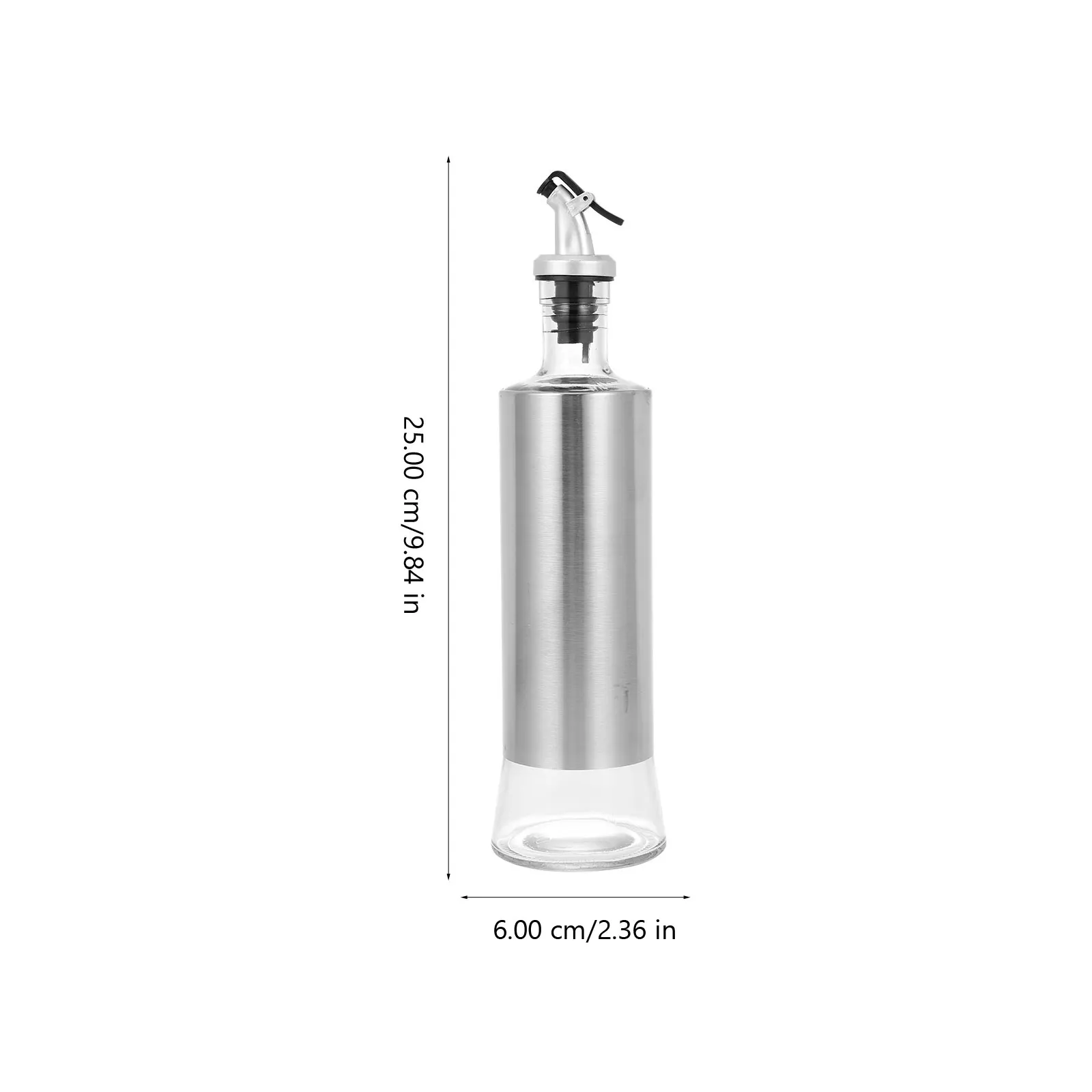 2pcs Press Type Oil Bottle 500ml Stainless Steel Kitchen Cooking Vinegar Dispenser Oil Storage Container Gadgets
2pcs Press Type Oil Bottle 500ml Stainless Steel Kitchen Cooking Vinegar Dispenser Oil Storage Container Gadgets