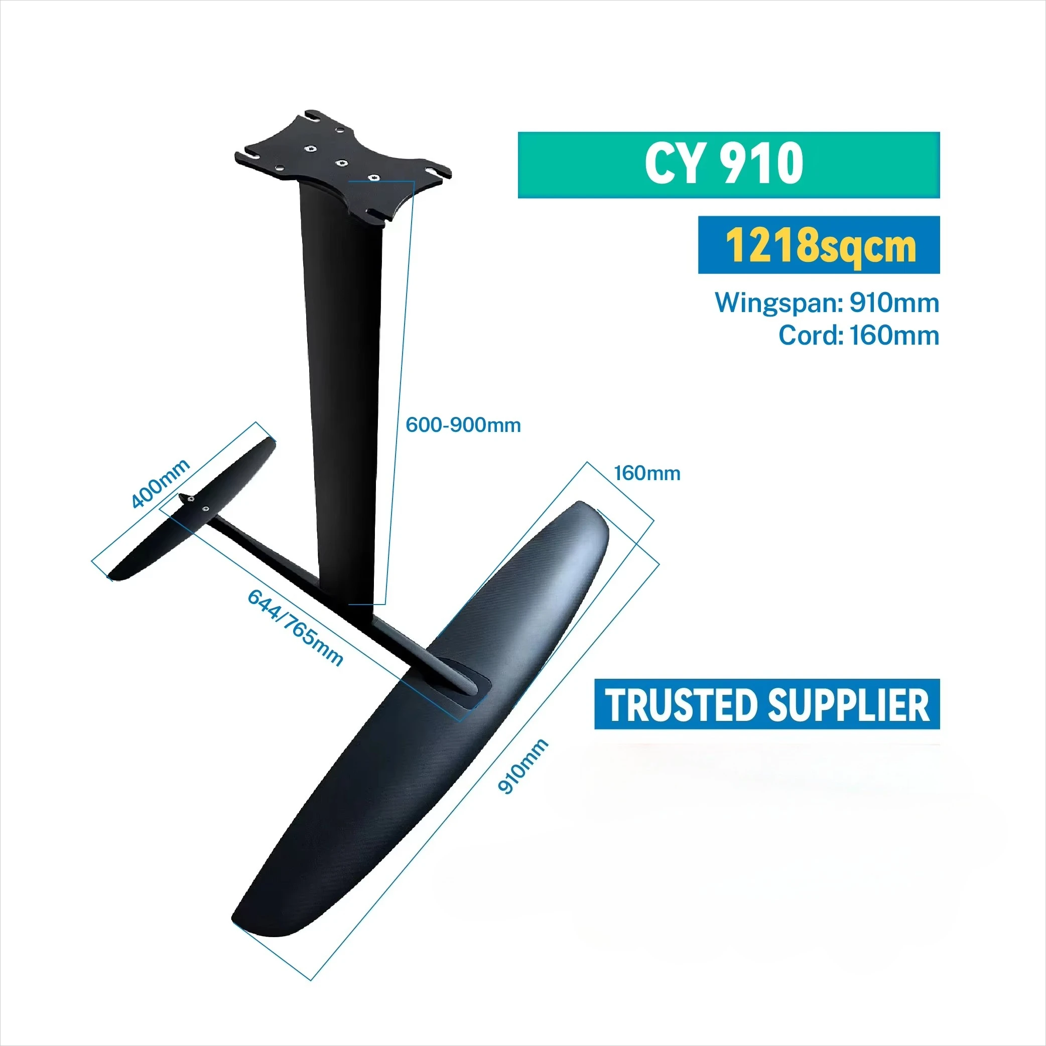 Unisex CY-910 Hydrofoil Full Carbon Fiber E-Foil Surfboard Motor Hot Selling Water Sports Model ODM OEM Available
Unisex CY-910 Hydrofoil Full Carbon Fiber E-Foil Surfboard Motor Hot Selling Water Sports Model ODM OEM Available