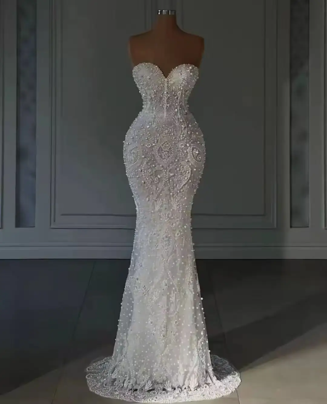 Роскошные свадебные платья русалки по индивидуальному заказу для женщин, свадебное платье без рукавов с жемчугом и блестками, халат, платья de novia
Роскошные свадебные платья русалки по индивидуальному заказу для женщин, свадебное платье без рукавов с жемчугом и блестками, халат, платья de novia