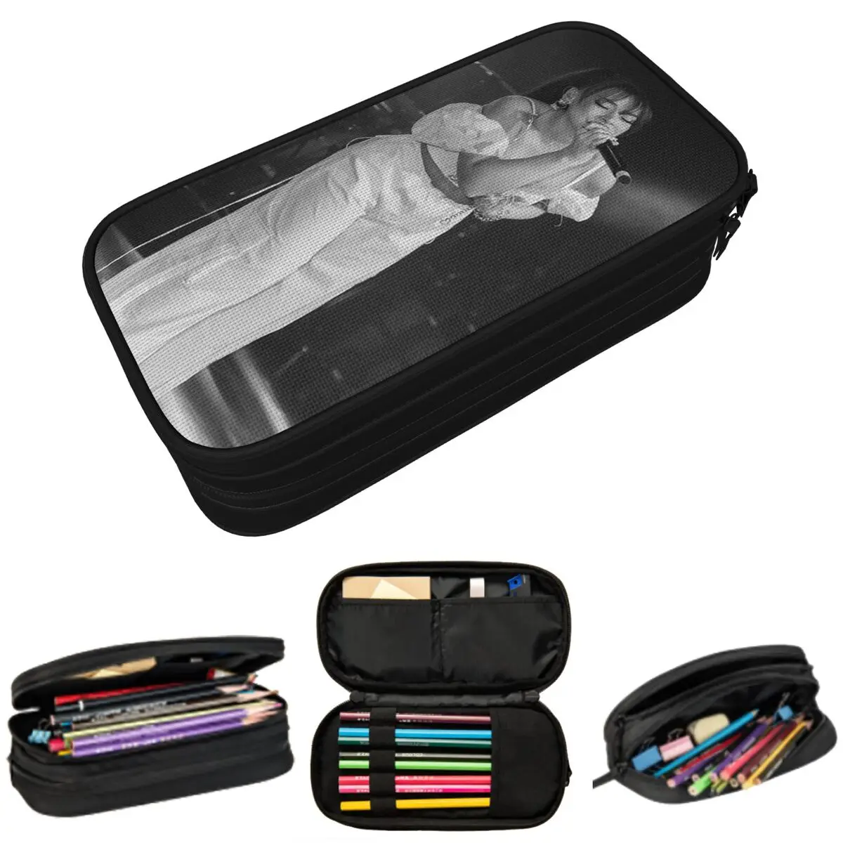 Ayliva Singer Music Pencil Case for Kids Gifts Pen Box Pencil Bag Stationery Supplies Pen Holder Bag
Ayliva Singer Music Pencil Case for Kids Gifts Pen Box Pencil Bag Stationery Supplies Pen Holder Bag