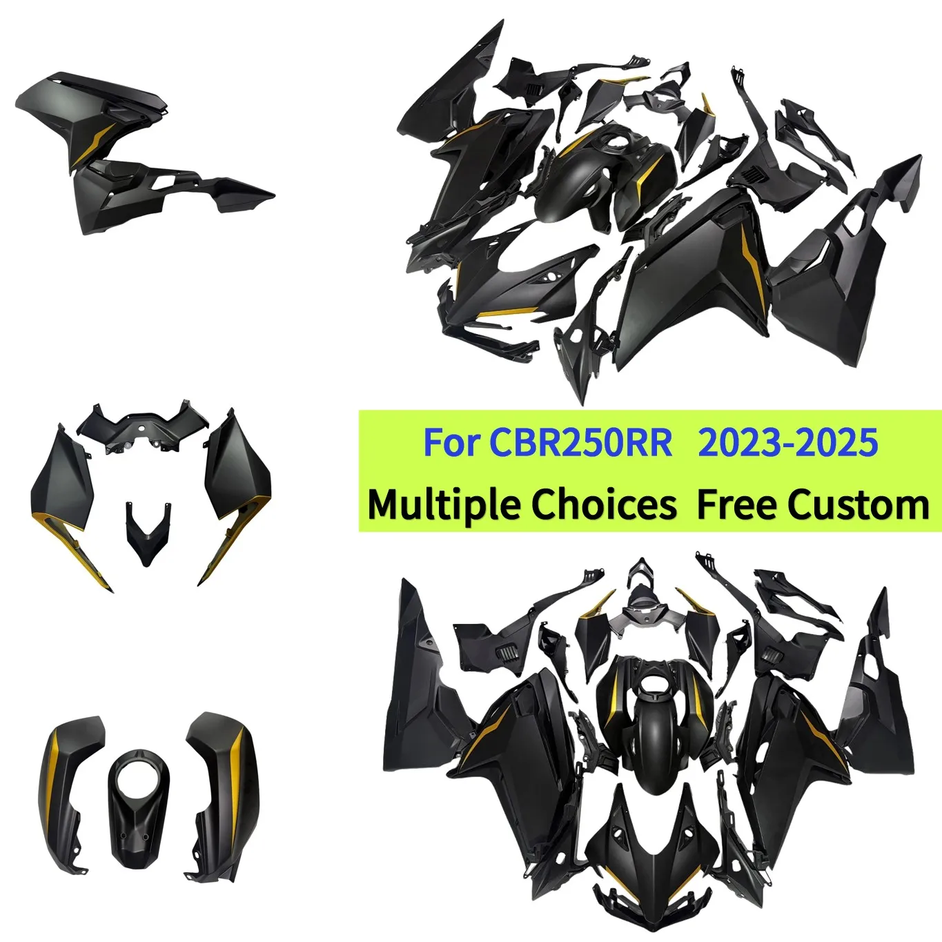 Everything Included Fairings Set For Honda CBR250RR 2023 2024 2025 Racing ABS Injection Plastic Body Kit
Everything Included Fairings Set For Honda CBR250RR 2023 2024 2025 Racing ABS Injection Plastic Body Kit