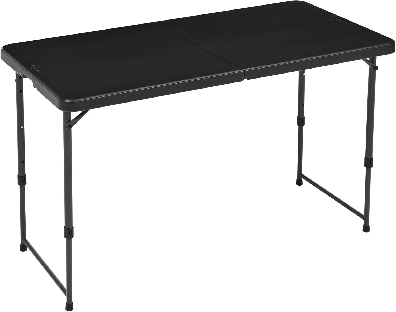 Folding Dining Table 4 Ft Rectangular, 4 Adjustable Height Settings, Fold-in-Half Design with Carrying Handle, Indoor & Outdoor
Folding Dining Table 4 Ft Rectangular, 4 Adjustable Height Settings, Fold-in-Half Design with Carrying Handle, Indoor & Outdoor